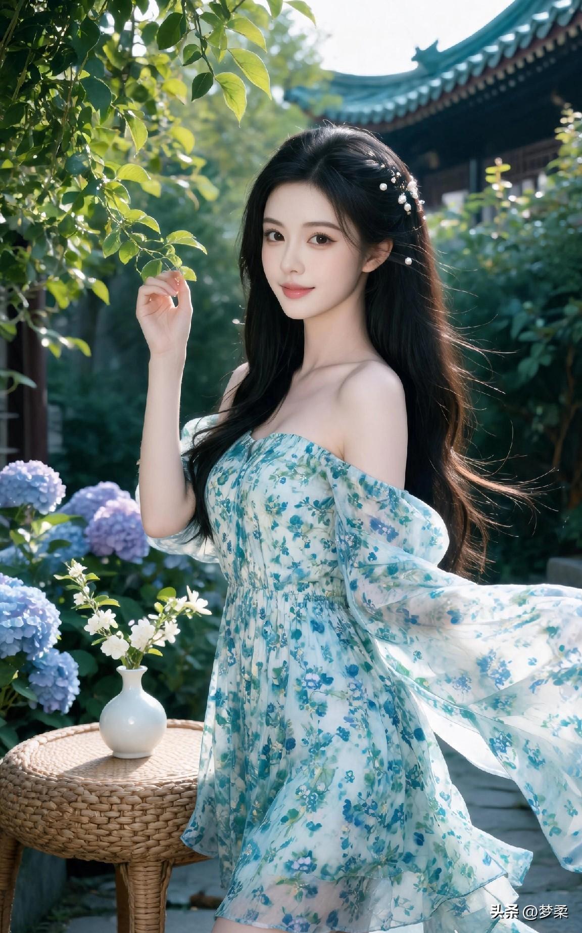 美女户外拍摄