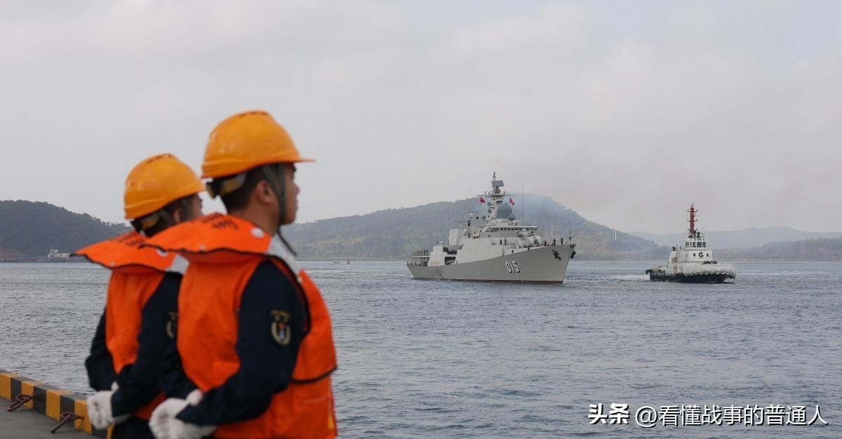 越南两艘导弹护卫舰停进中国港口，这是中越第10次边境国防友好交流，北部湾联合巡逻
