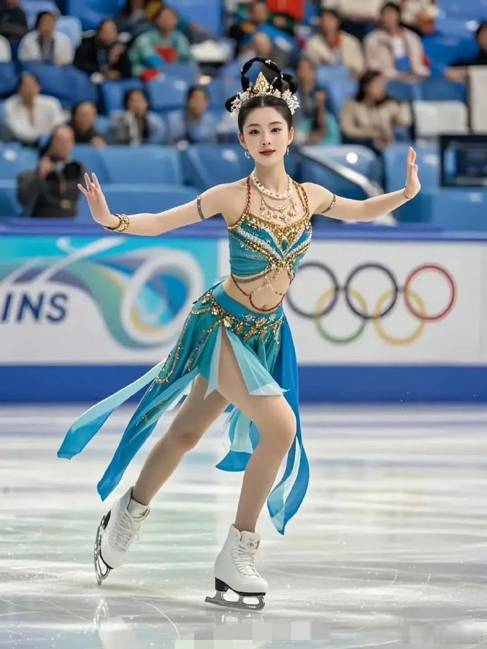 中华民族文化特色的服装是真的美，穿这个衣服比赛真的很哇塞了 