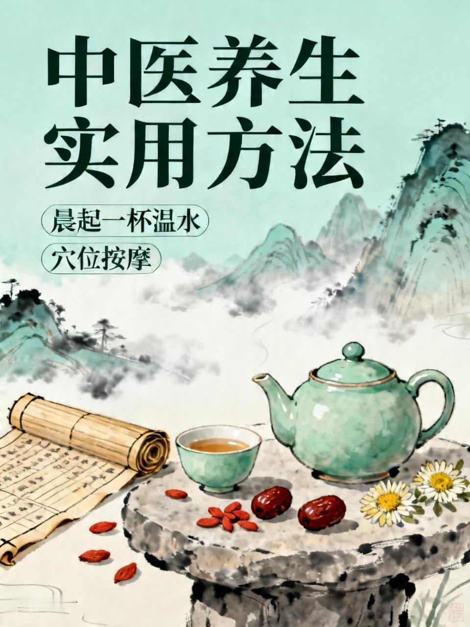 中医养生实用方法超多。食疗就很简单，根据季节选食物，春天吃升发的，如豆芽；夏天吃