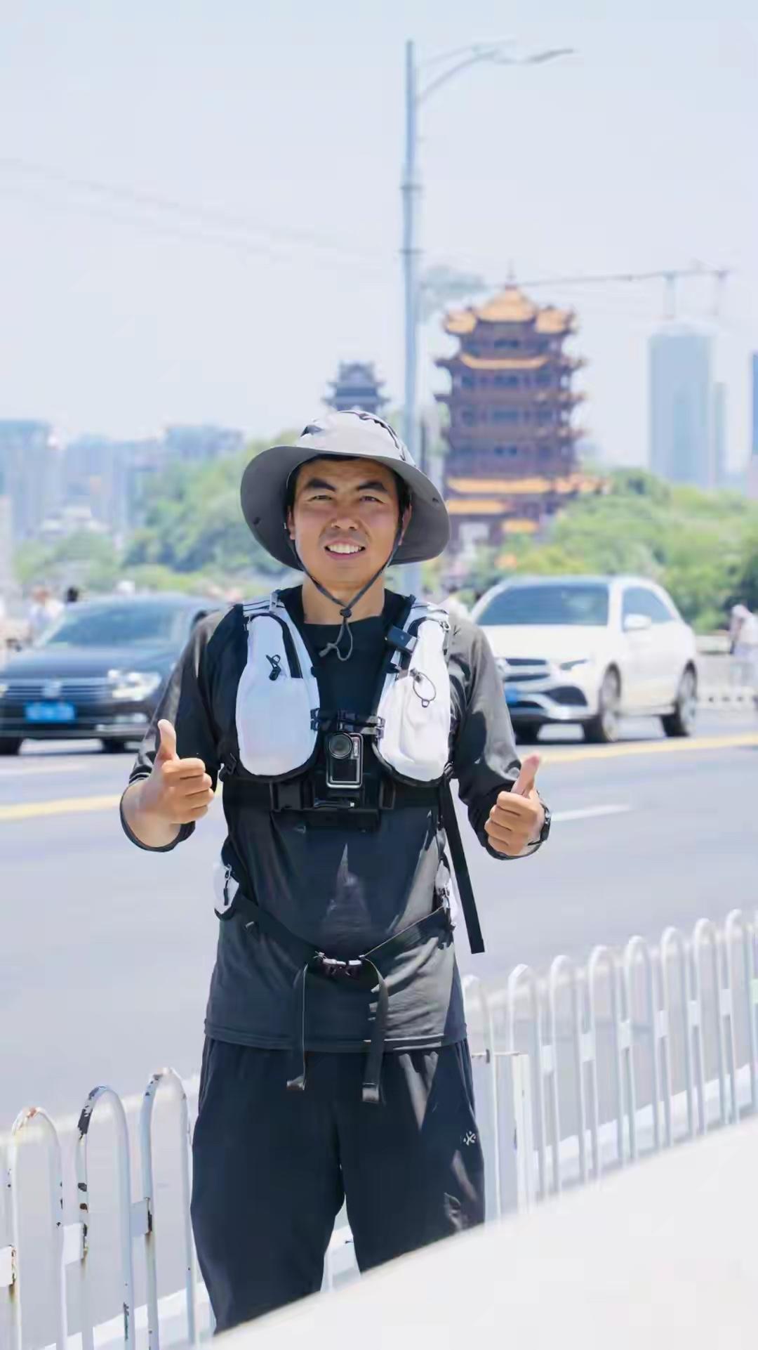 跑40天，从北京到武汉磨坏4双鞋：多次未中签武汉马拉松，只为圆梦

从北京跑步到
