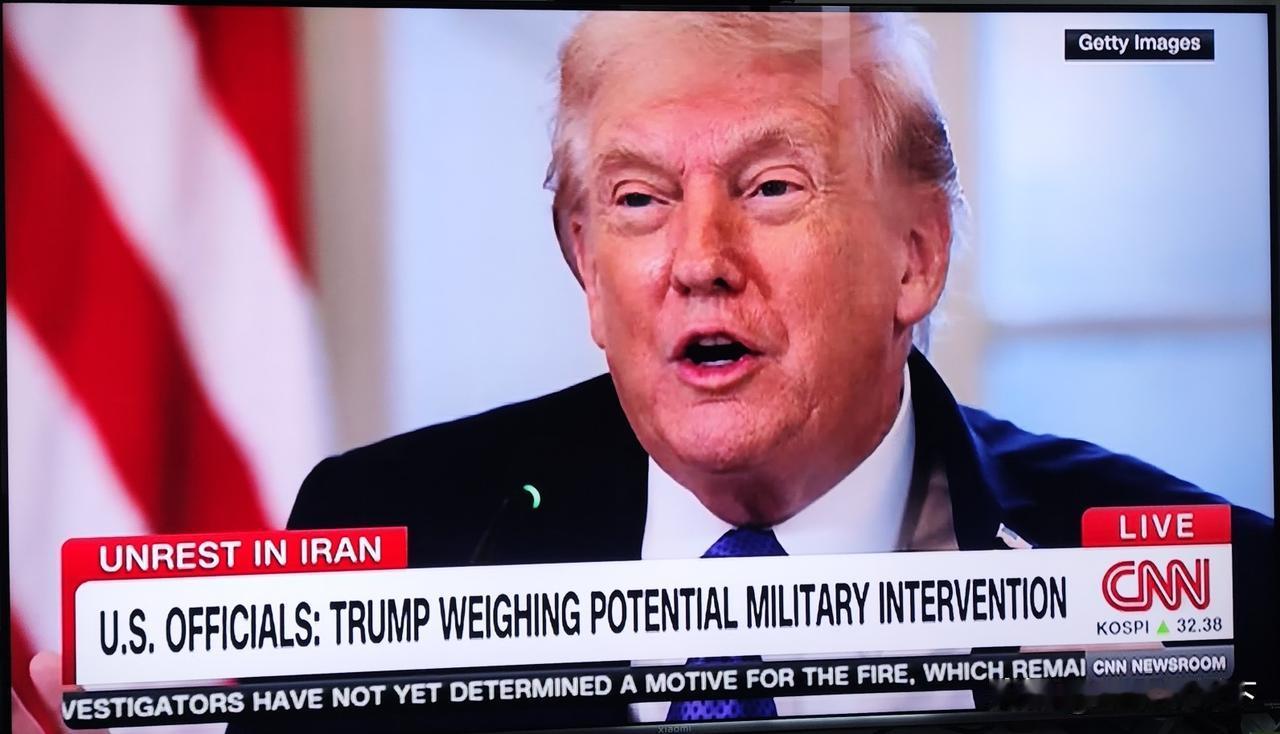 特朗普迫不及待地露出了獠牙！

伊朗的抗议活动已经到了第三周，目前已经暴乱化了。