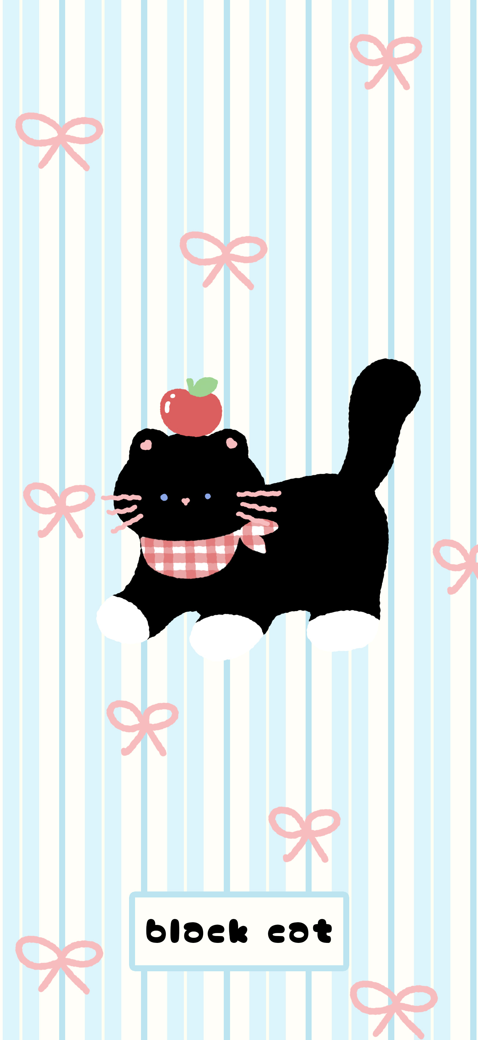 ₍^˵• ˕ •˵^₎ฅ毛茸茸可爱小黑猫壁纸🐈‍⬛💝 ​​​