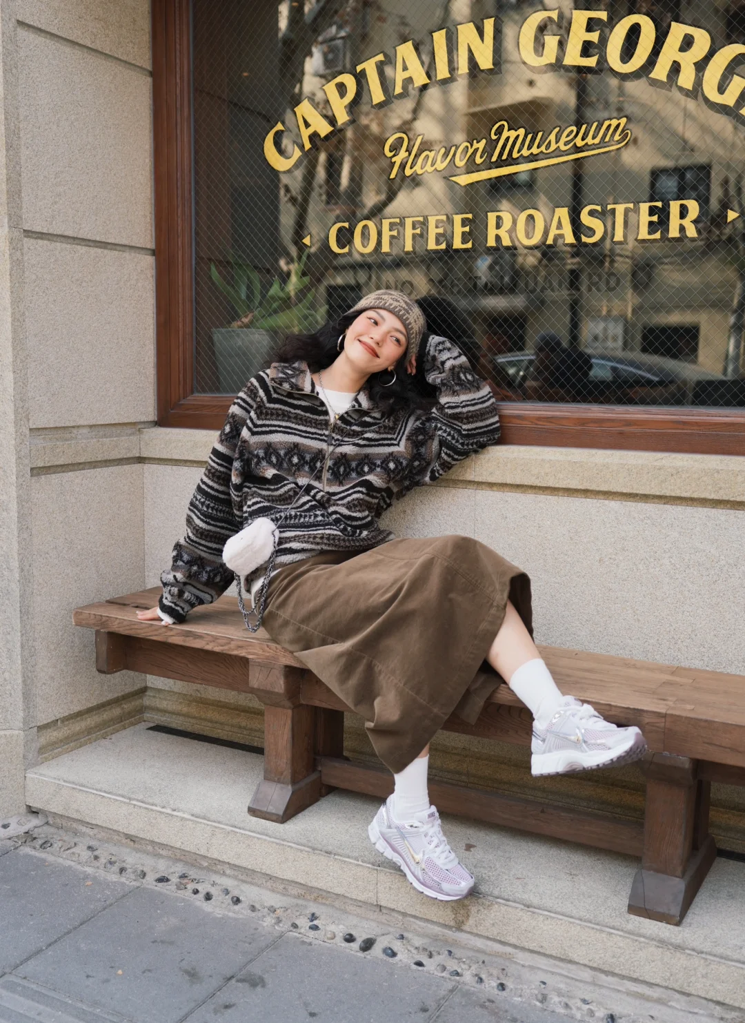 walk一下🚶‍♀复古街头随性穿搭