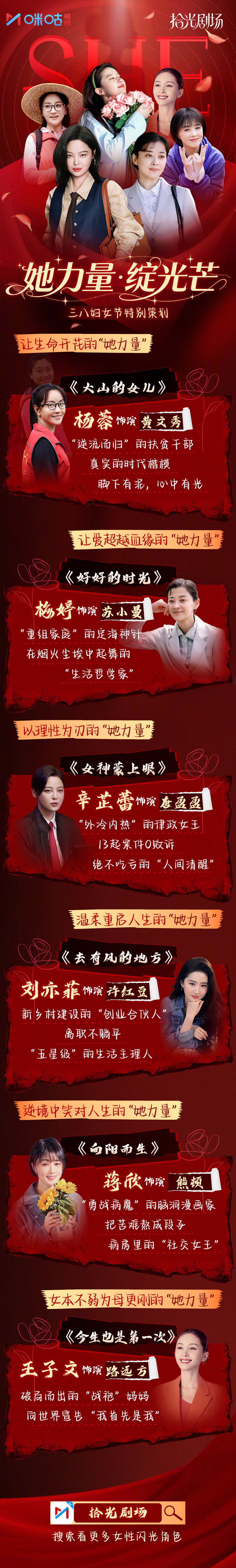 #三八妇女节##上咪咕看拾光剧场#来看国产剧真·大女主！演绎时代楷模黄文秀引发当