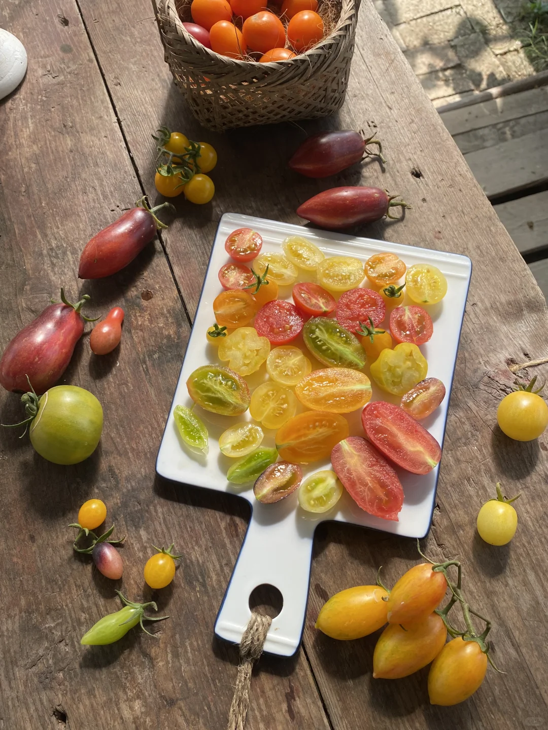 彩色番茄切面🍅