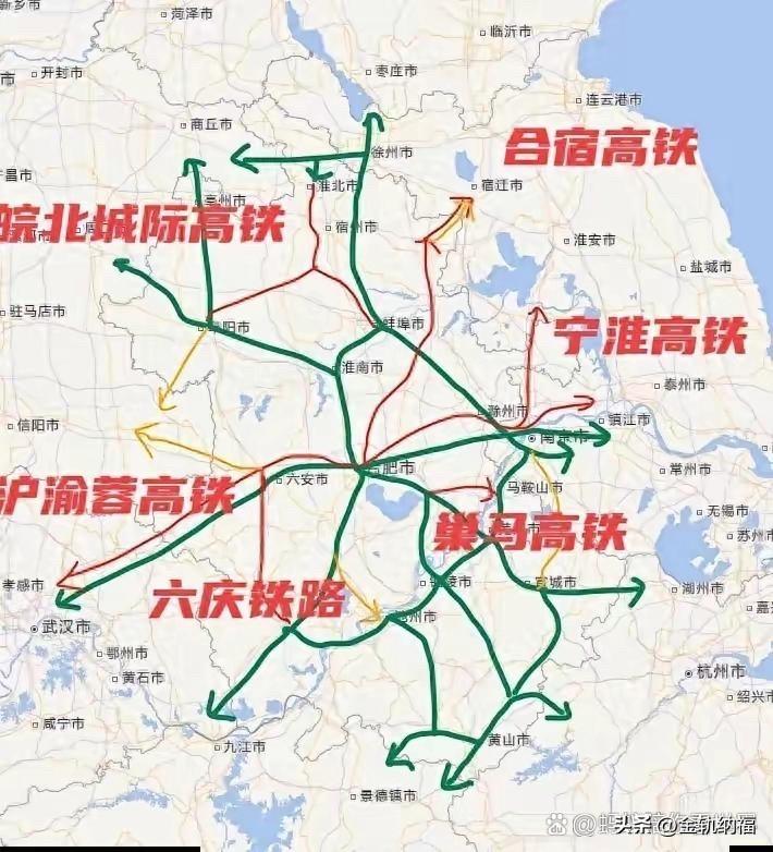 安徽用“城际”的壳，装“高铁”的心，跑出了全国第三的高铁里程，仅次于广东和山东。