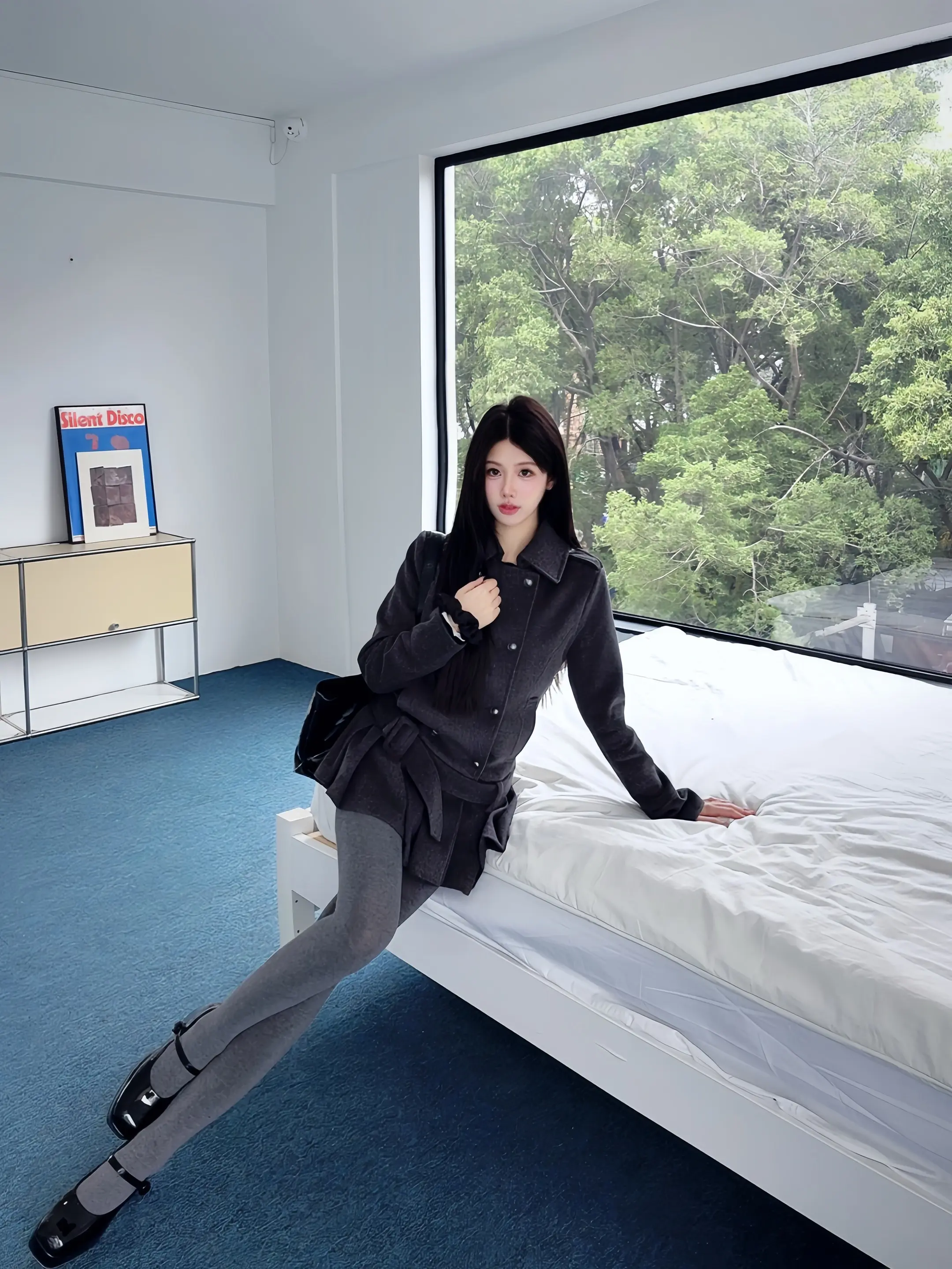 厚灰美学🩶。韩系女高的一套 初恋感满满！