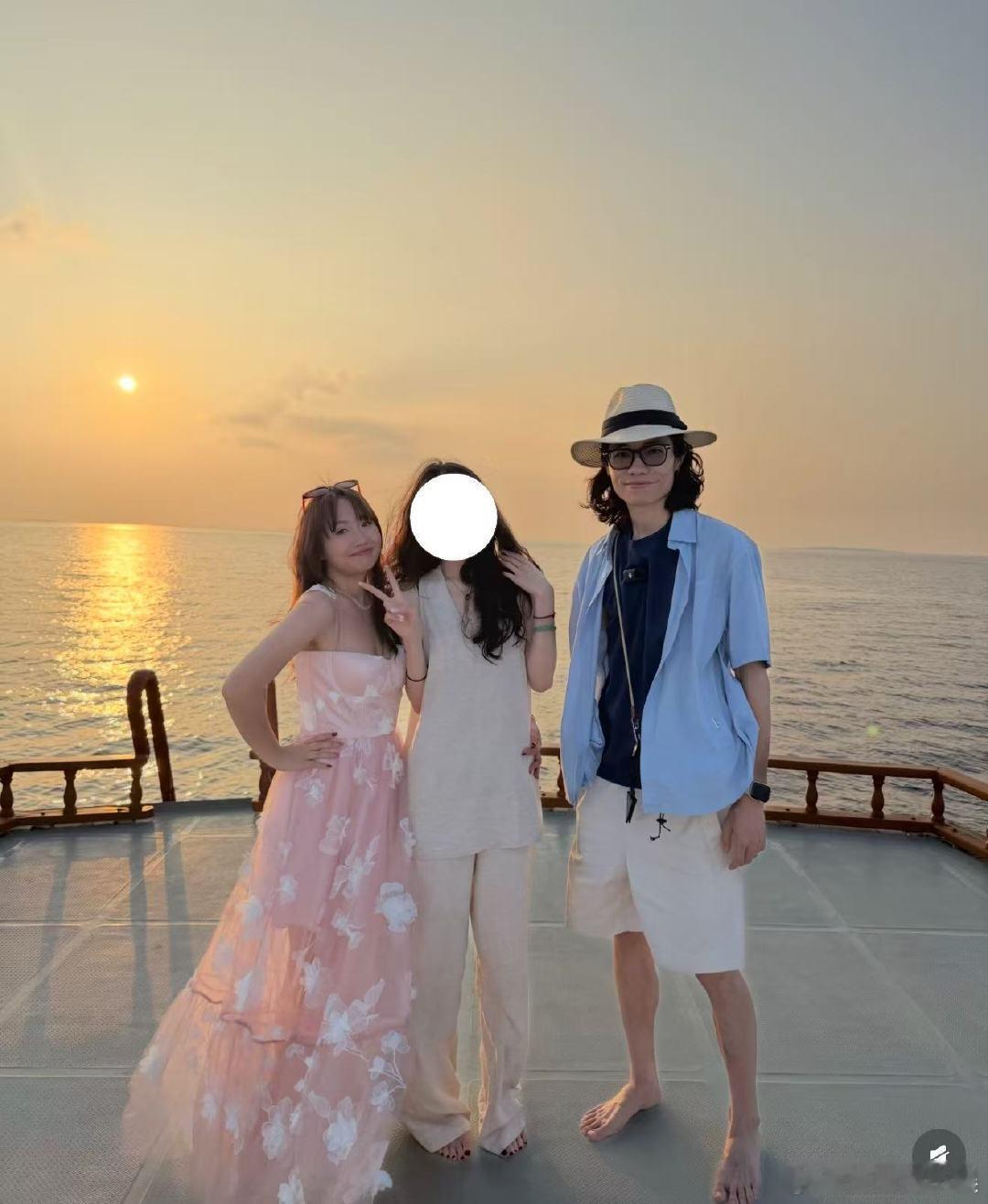 麦琳李行亮马尔代夫度假 偶遇麦琳李行亮马尔代夫旅行，麦麦真的瘦了好多 偶遇麦琳李