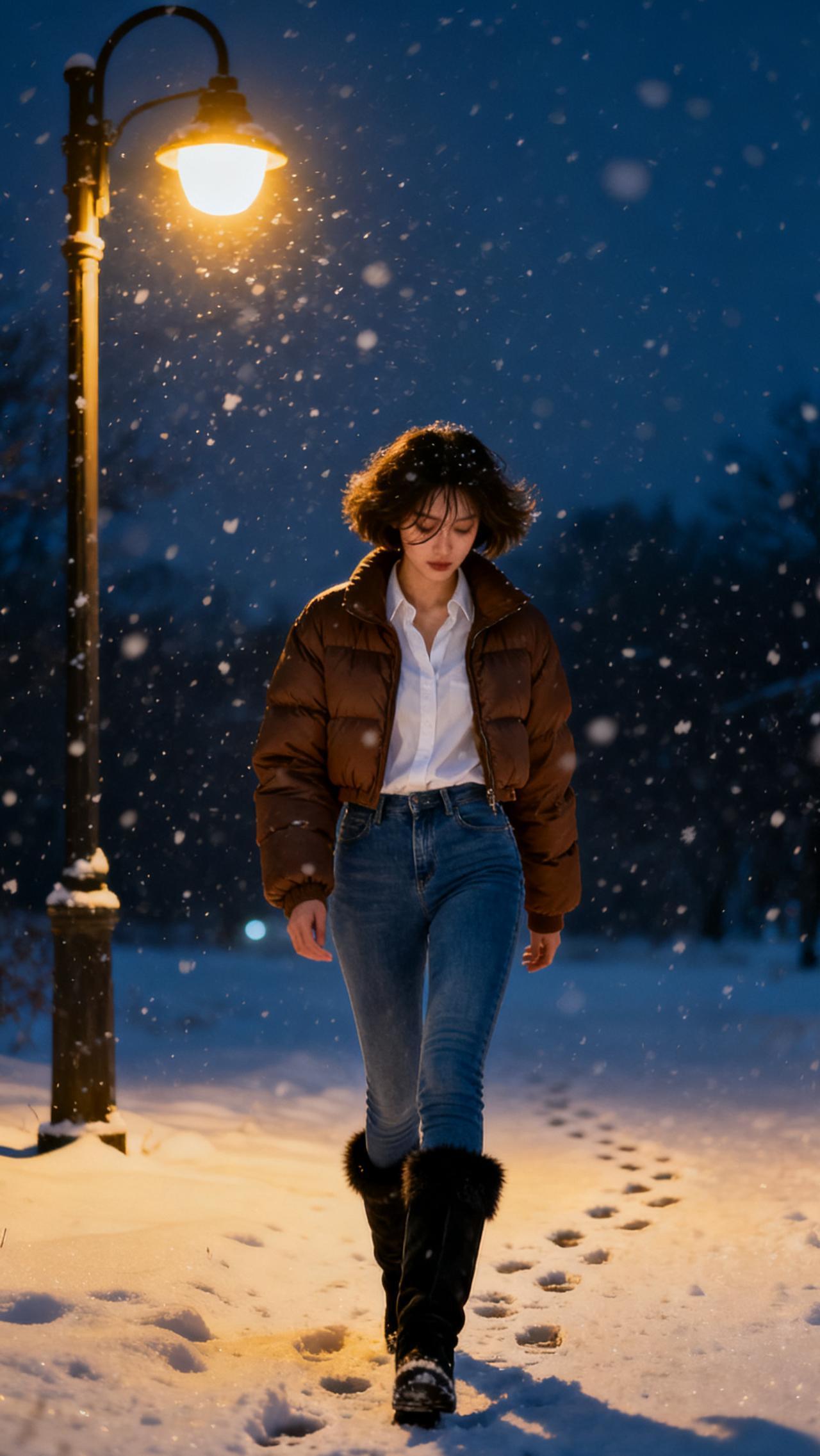 今日美图：夜色撩人！
美图 冬日生活打卡季分享女神美图 极品美女，完美身材！