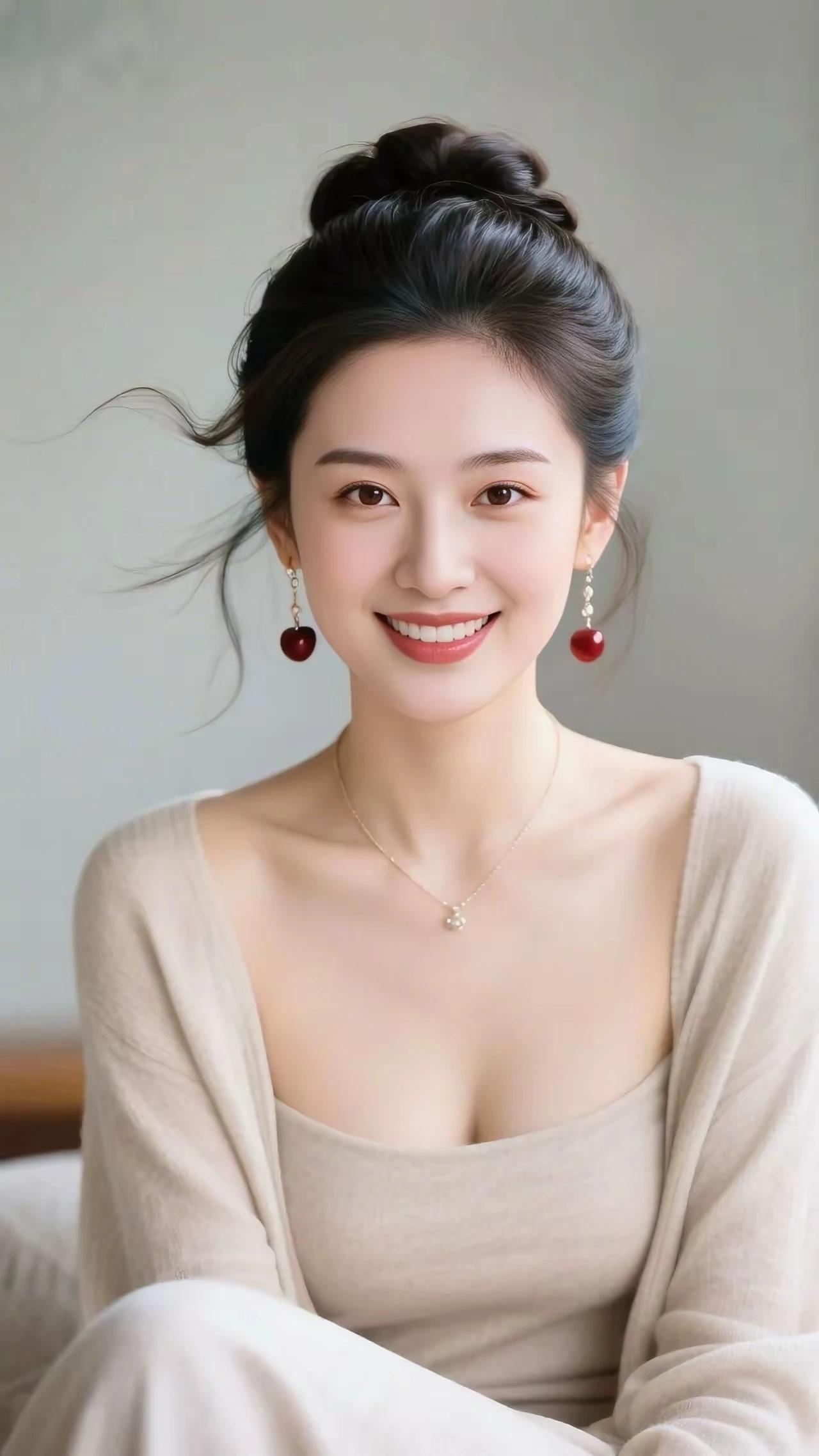 上联  眉黛轻颦含秀气
下联 目若秋水映繁星