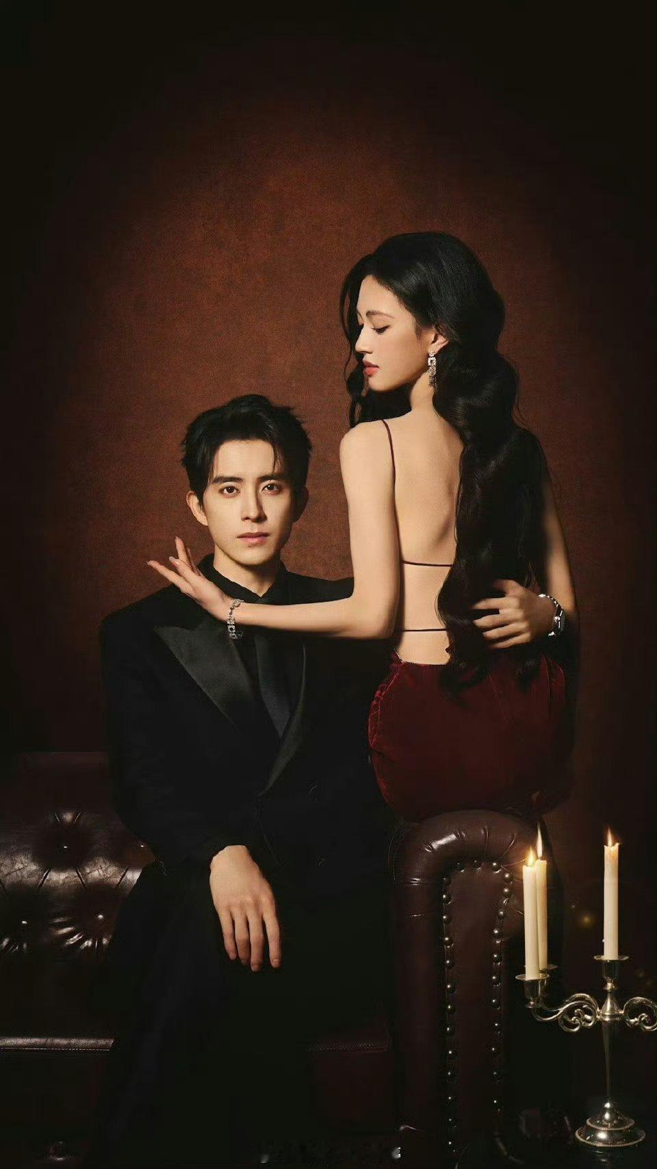 敖瑞鹏、沈羽洁《不二之臣》首张海报来了，这个感觉是不是很有豪门虐恋情深的感觉