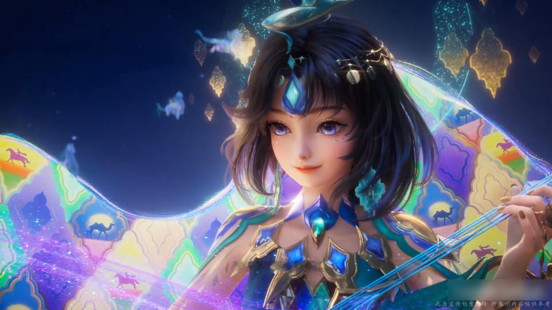 马年皮肤形象爆料嘞，关羽居然意外的好看嘞王者荣耀王者马限cg路启千秋王者马限联动