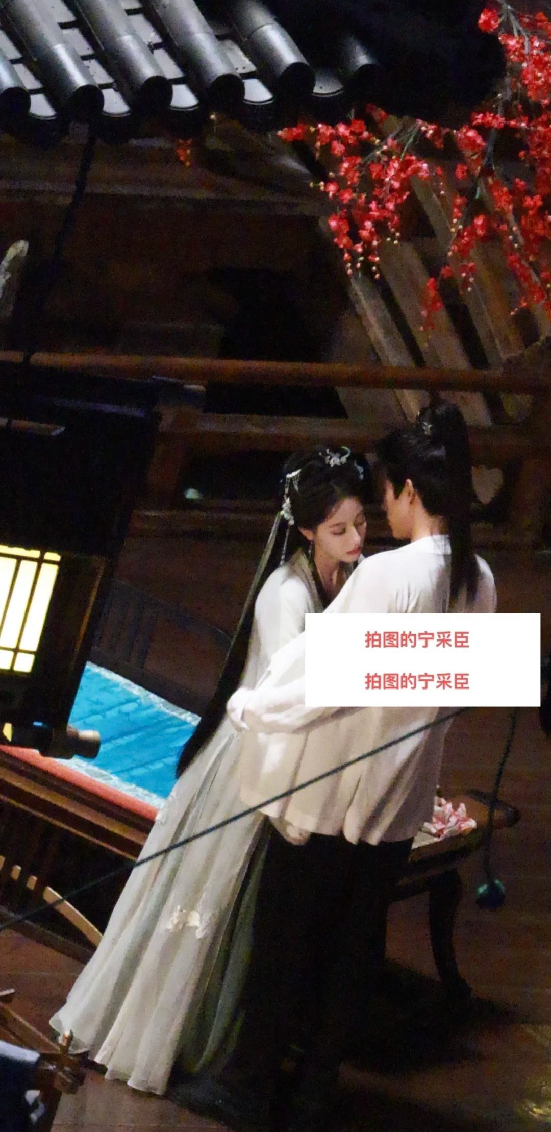 迪丽热巴陈飞宇慕胥辞同框路透[羞嗒嗒] 
