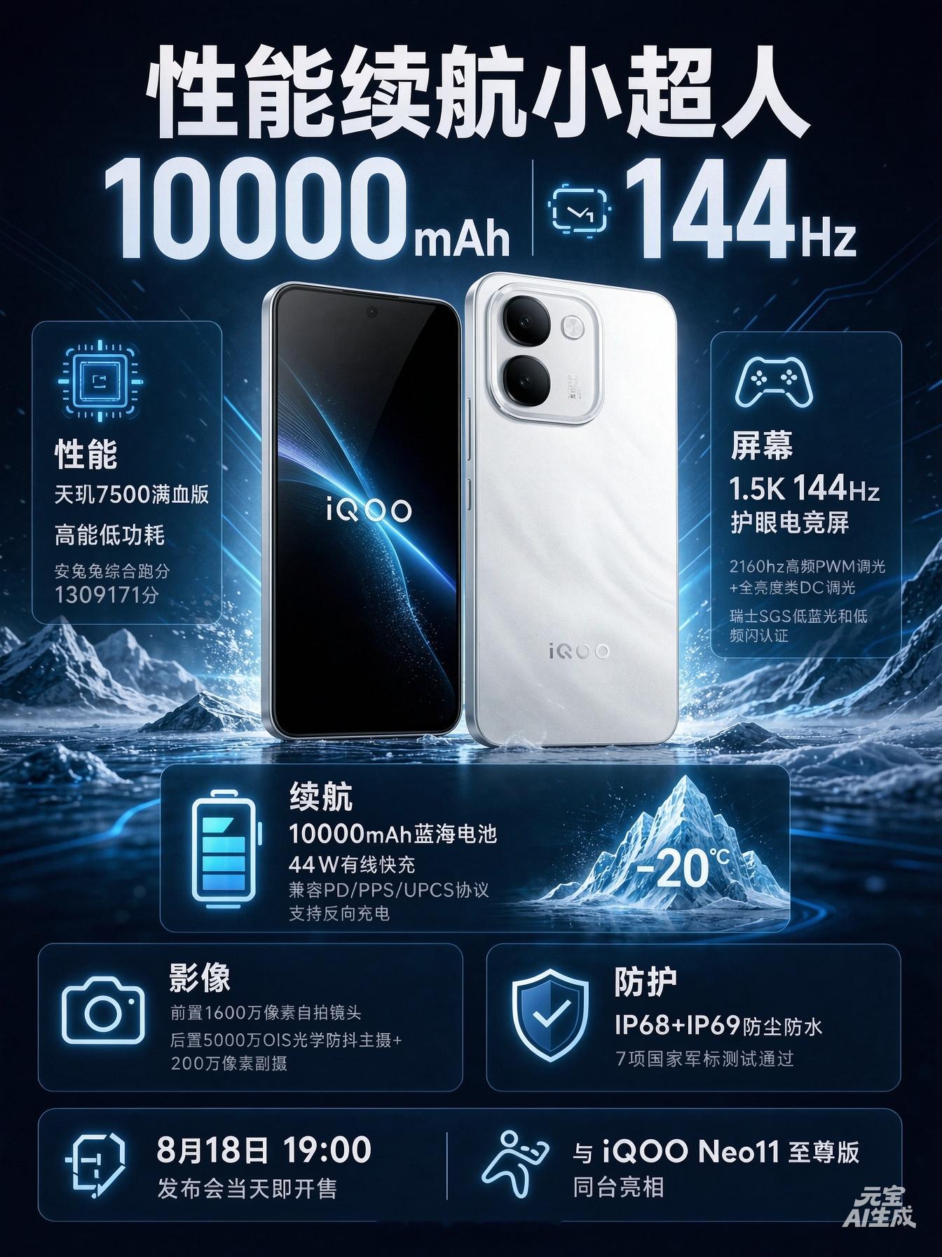 iqooiqoo z11s 很多人担心万级电池=厚重砖头，Z11S 的答案是单电