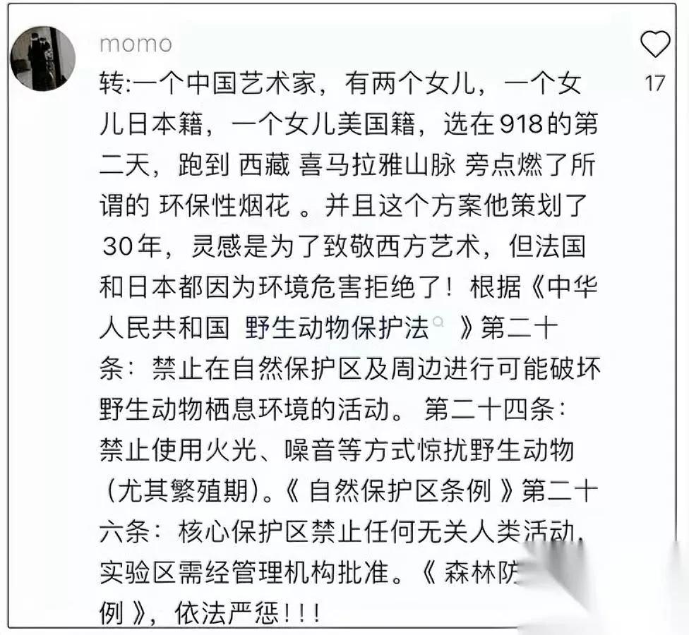 “升龙”炸了！

30年憋的烟花，一秒翻车。

蔡国强把喜马拉雅当画布，结果烟雾