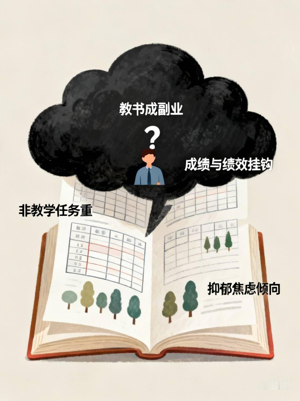 很多老师不是不想教好，是“教书”快成副业了。课堂上传道授业，课堂外填表执勤、巡河