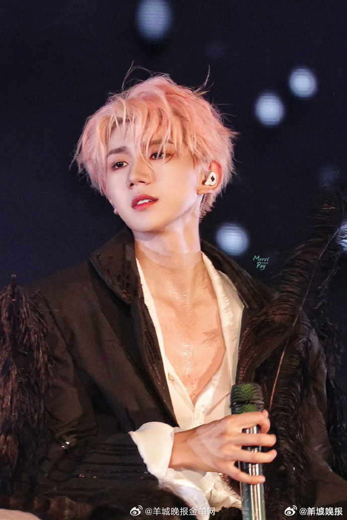 【谁是染粉发最权威的男星？】粉发挑人又挑气质，他们驾驭得又甜又飒鹿晗......