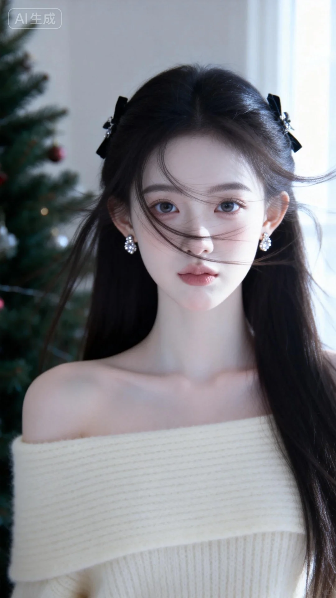 电影写真风，高对比度，质感十足，摄影风格，画面以情绪氛围感主导，画面中的美少女有