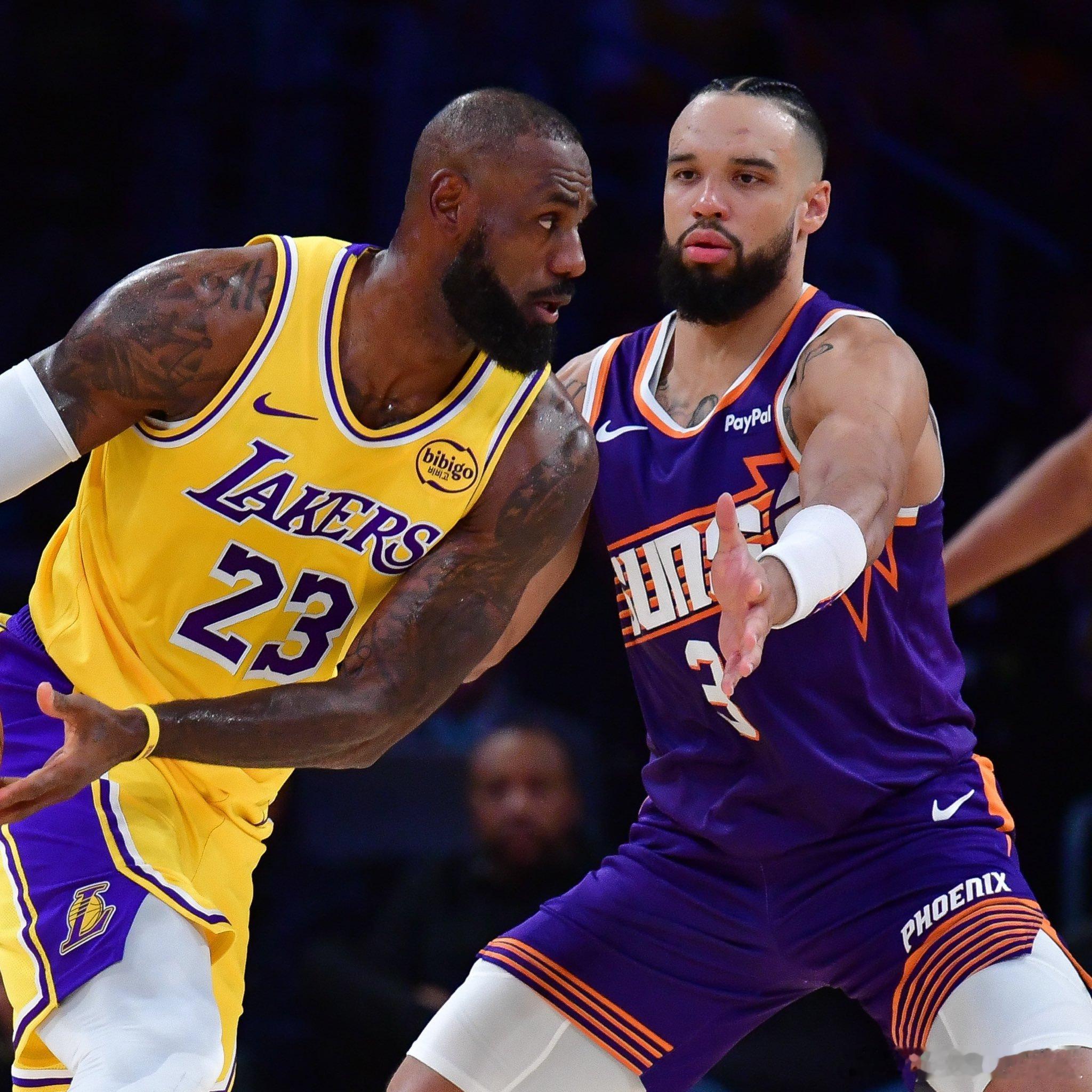 由于未进入杯赛4强，湖人将进行一场常规赛补赛: 客场对阵太阳。比赛时间为北京时间