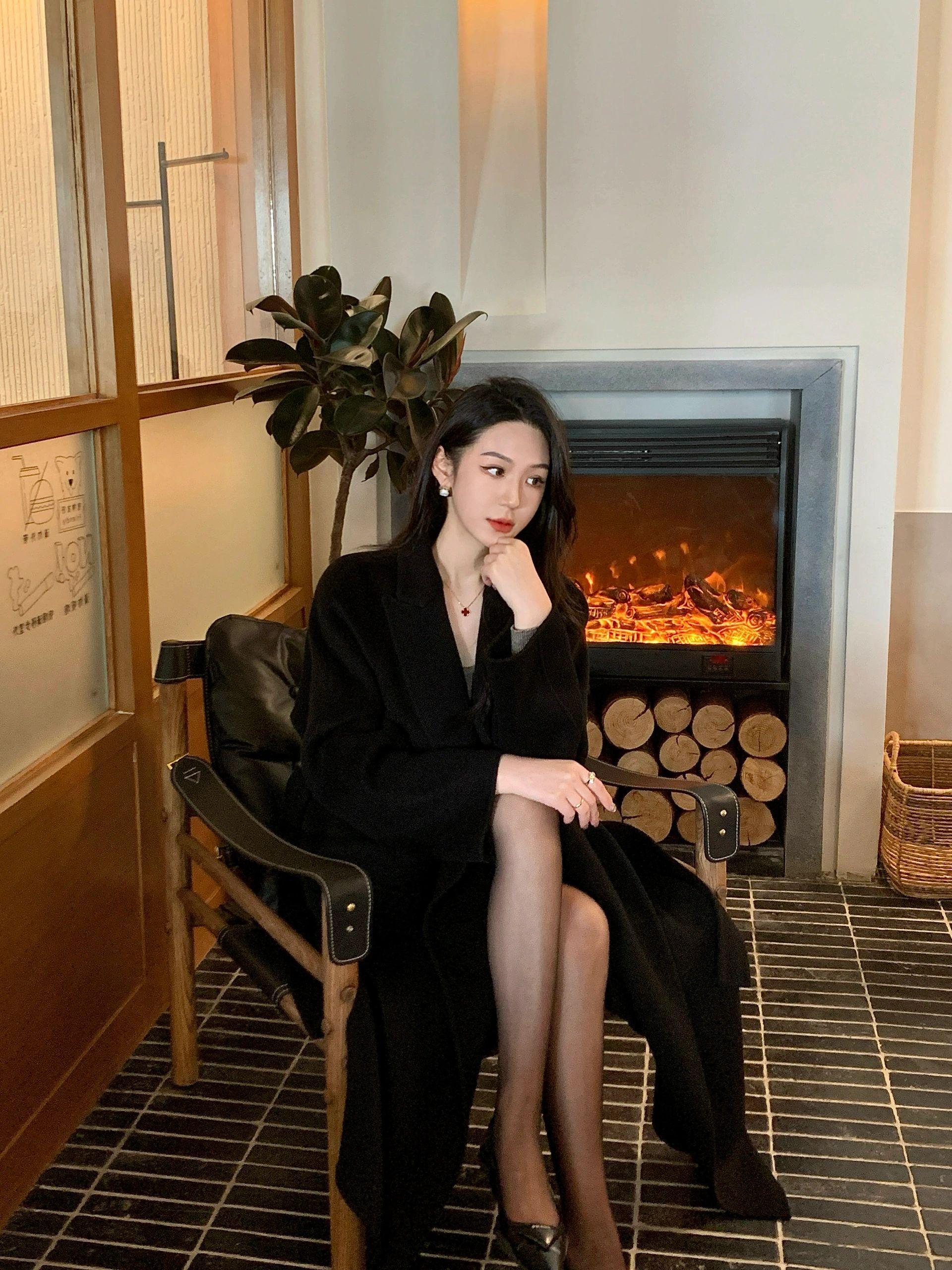 Chillllllll～🤍气质女人穿黑色 ​​​