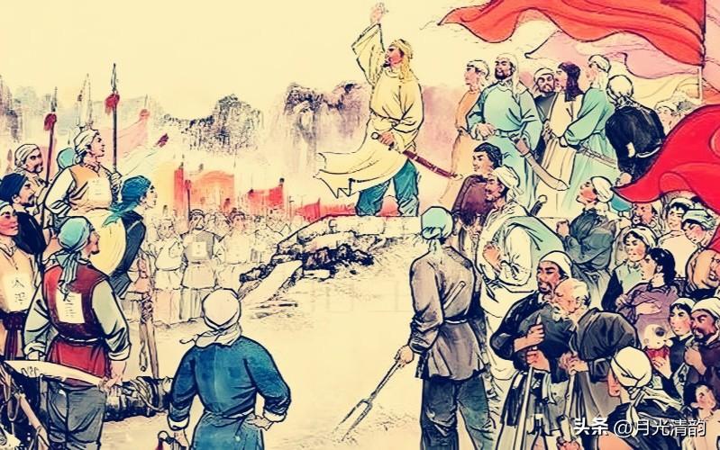 1853年，太平军攻下南京，改名天京，正式定都。洪秀全颁布了《待百姓条例》，里面