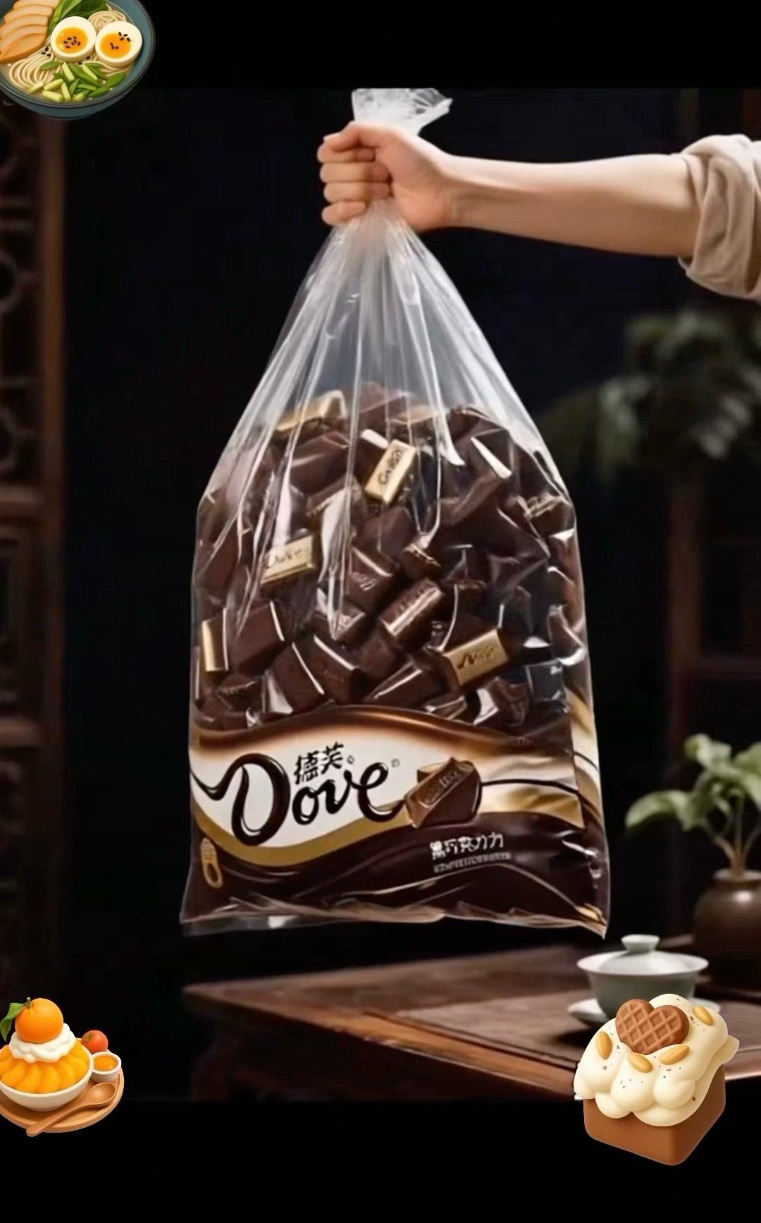 德芙巧克力，真可可脂精磨打造，纵享丝滑入口即化！奶香可可交融，甜润不腻...