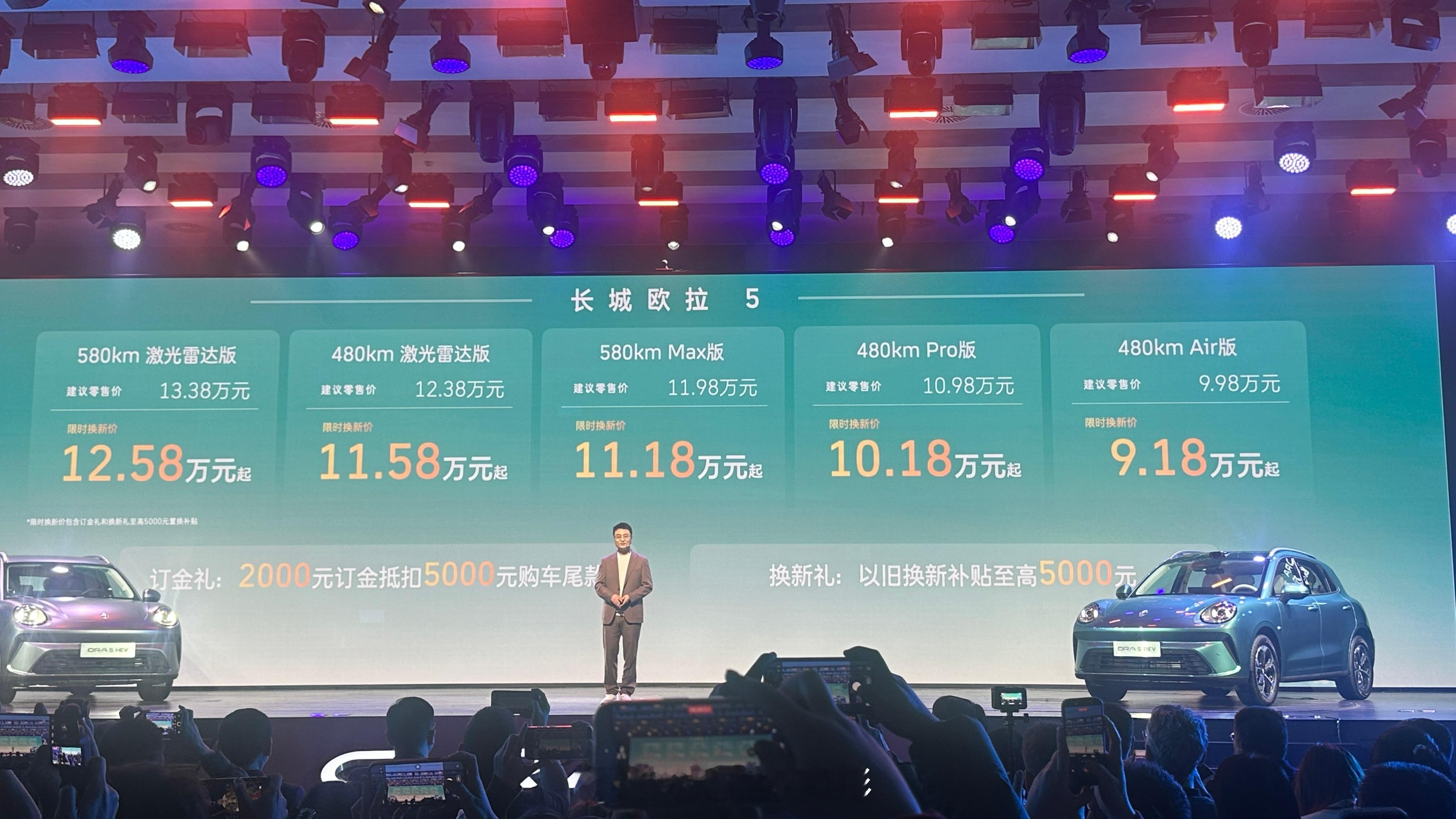 长城欧拉5最终售价来了，这又让我说准了求真长城欧拉5上市发布会长城欧拉5长城欧拉
