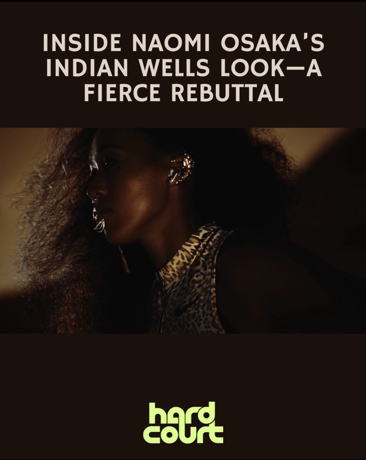 网球talking大会体育大赏 大坂直美和她的团队正在围绕她的网球装备打造一个超