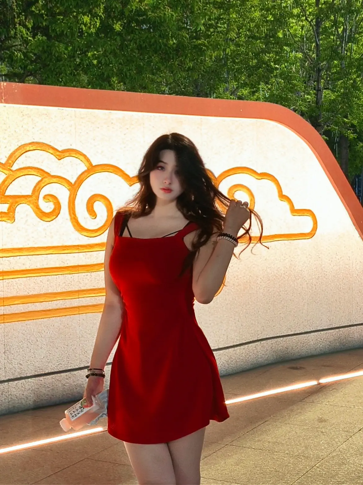 流水空山落霞 你的身影如画贝微微