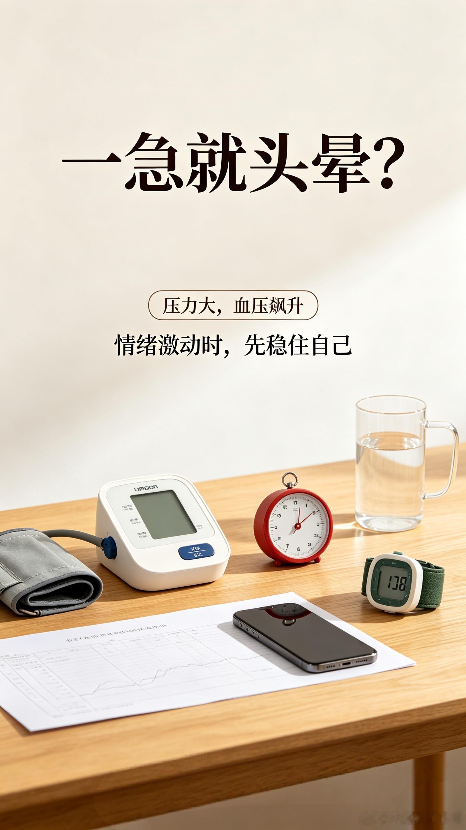 全国高血压日高血压10大误区健闻登顶计划 一急就头晕？压力大，血压真的会飙升！生