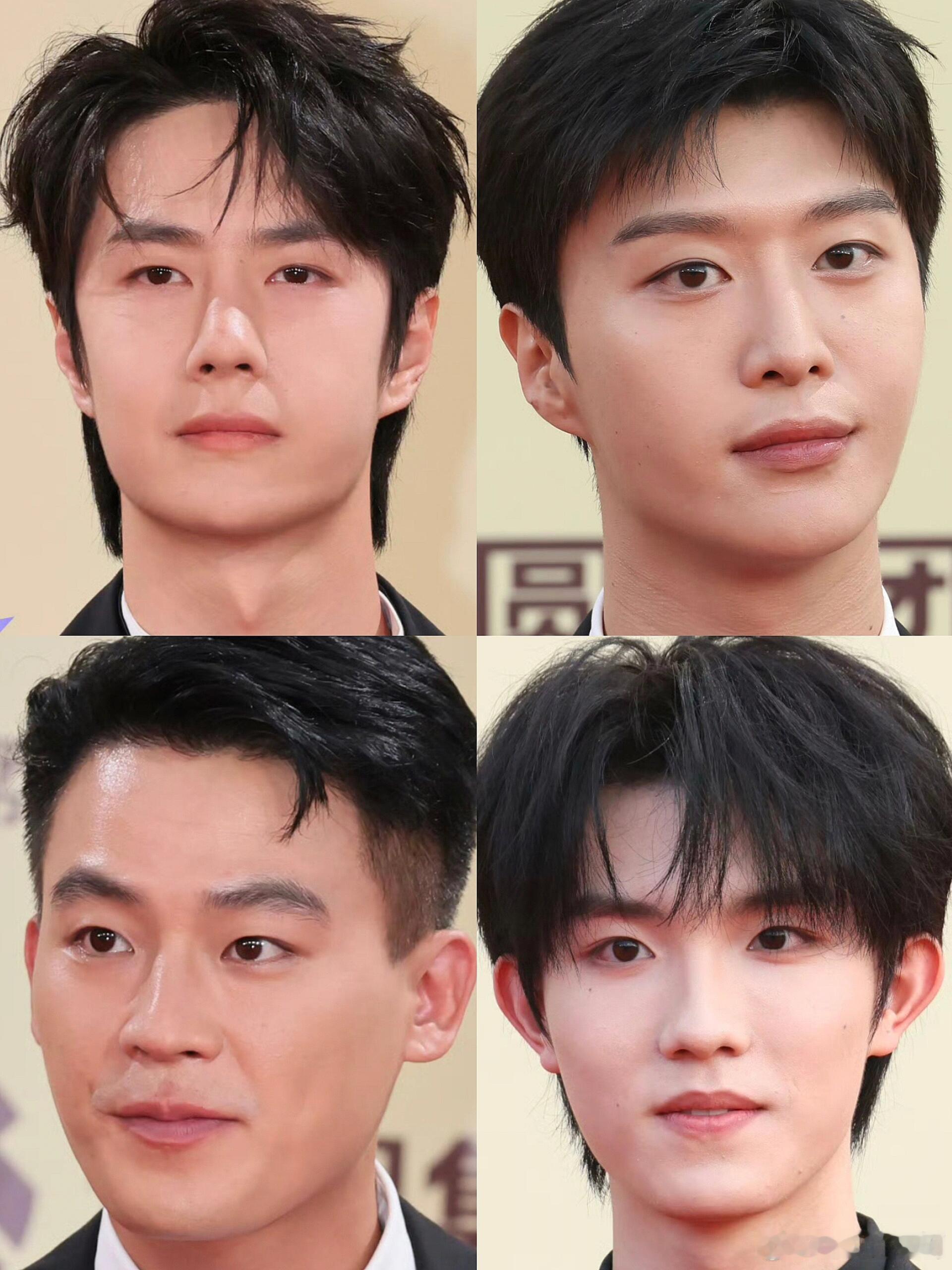 金鸡奖男明星红毯怼脸生图🈶，王一博、范丞丞、苏新皓…小生们帅得很突出！ 