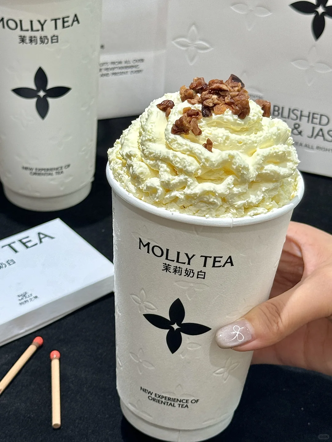 这杯可保茉莉奶白此生荣华富贵…
