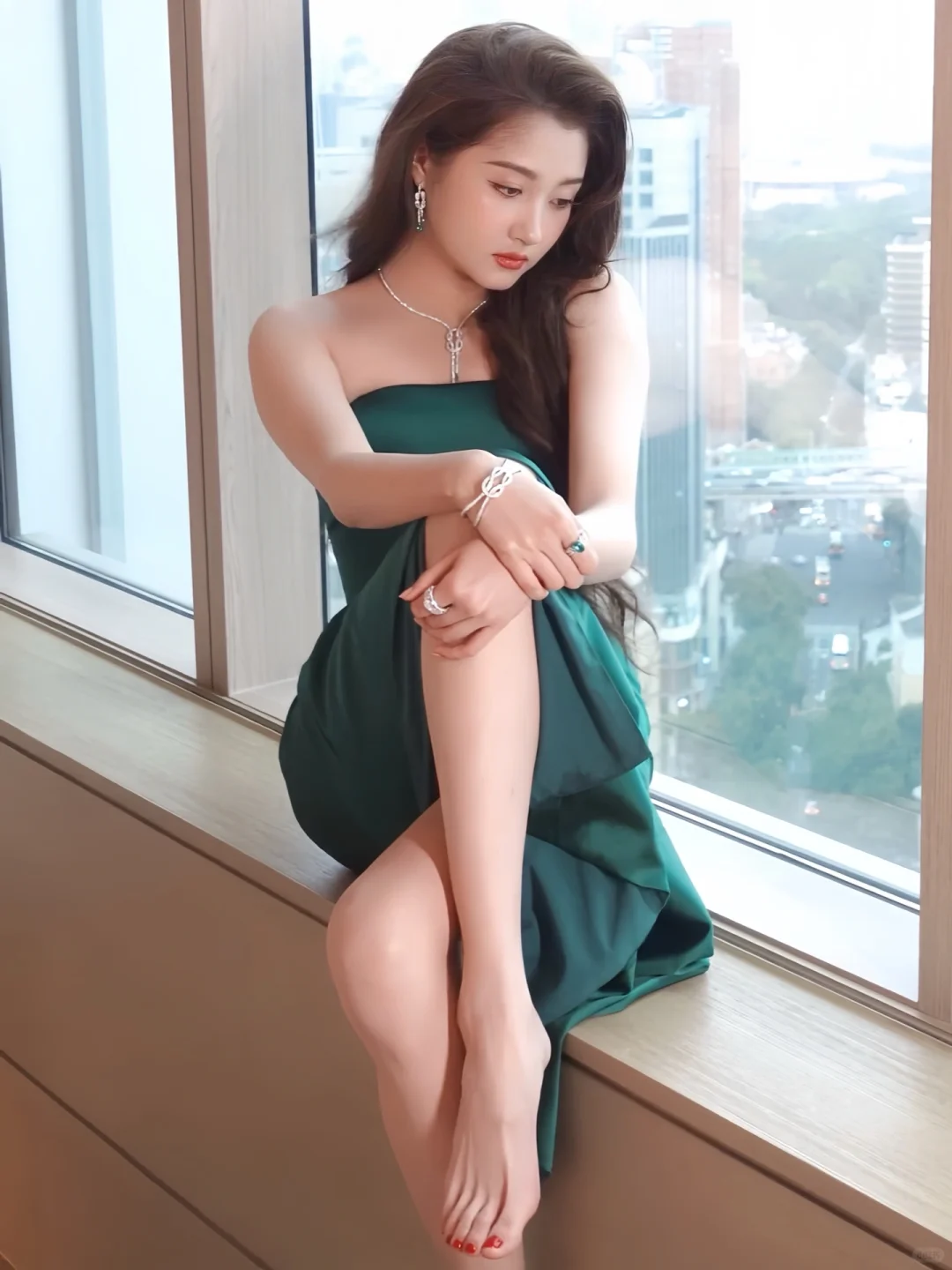 💚关晓彤💚这个大长腿！！～
