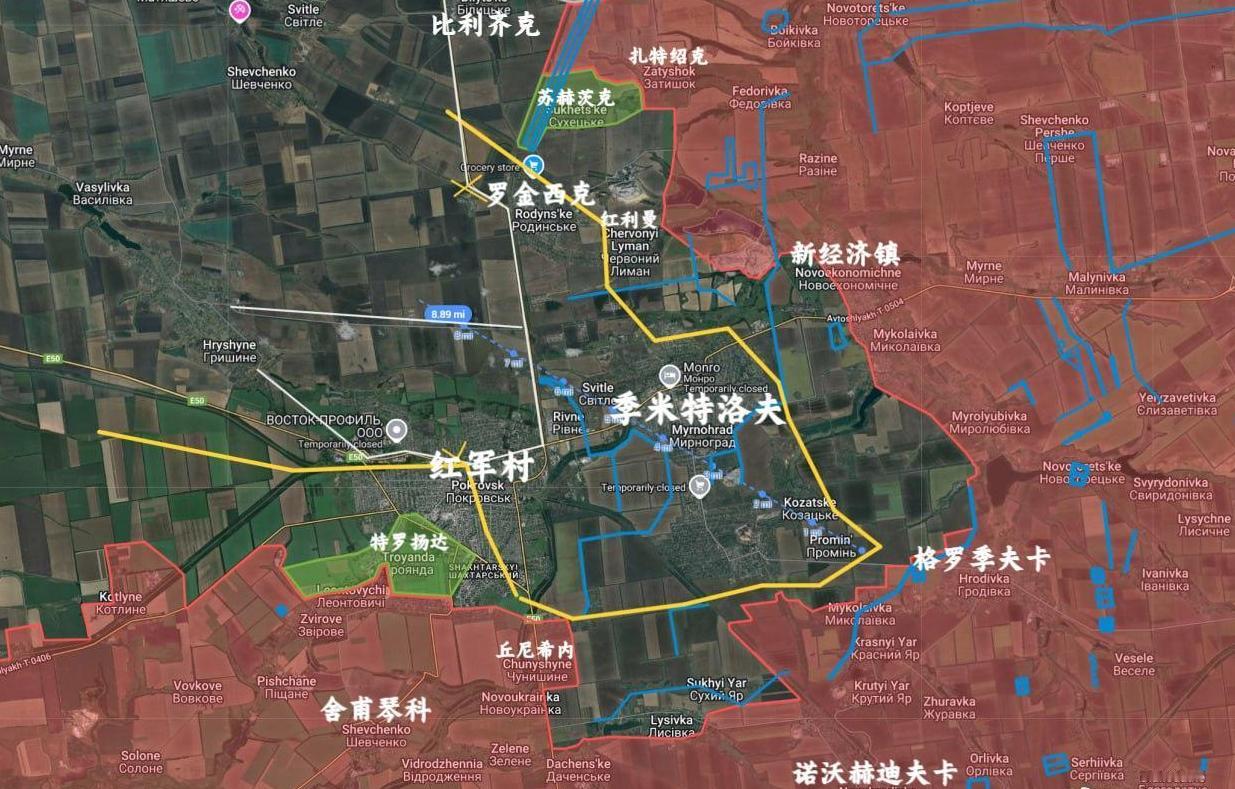 发现了一个很恐怖的事情，这一次，俄军在红军城的包围圈，包围范围特别的大。比以往任