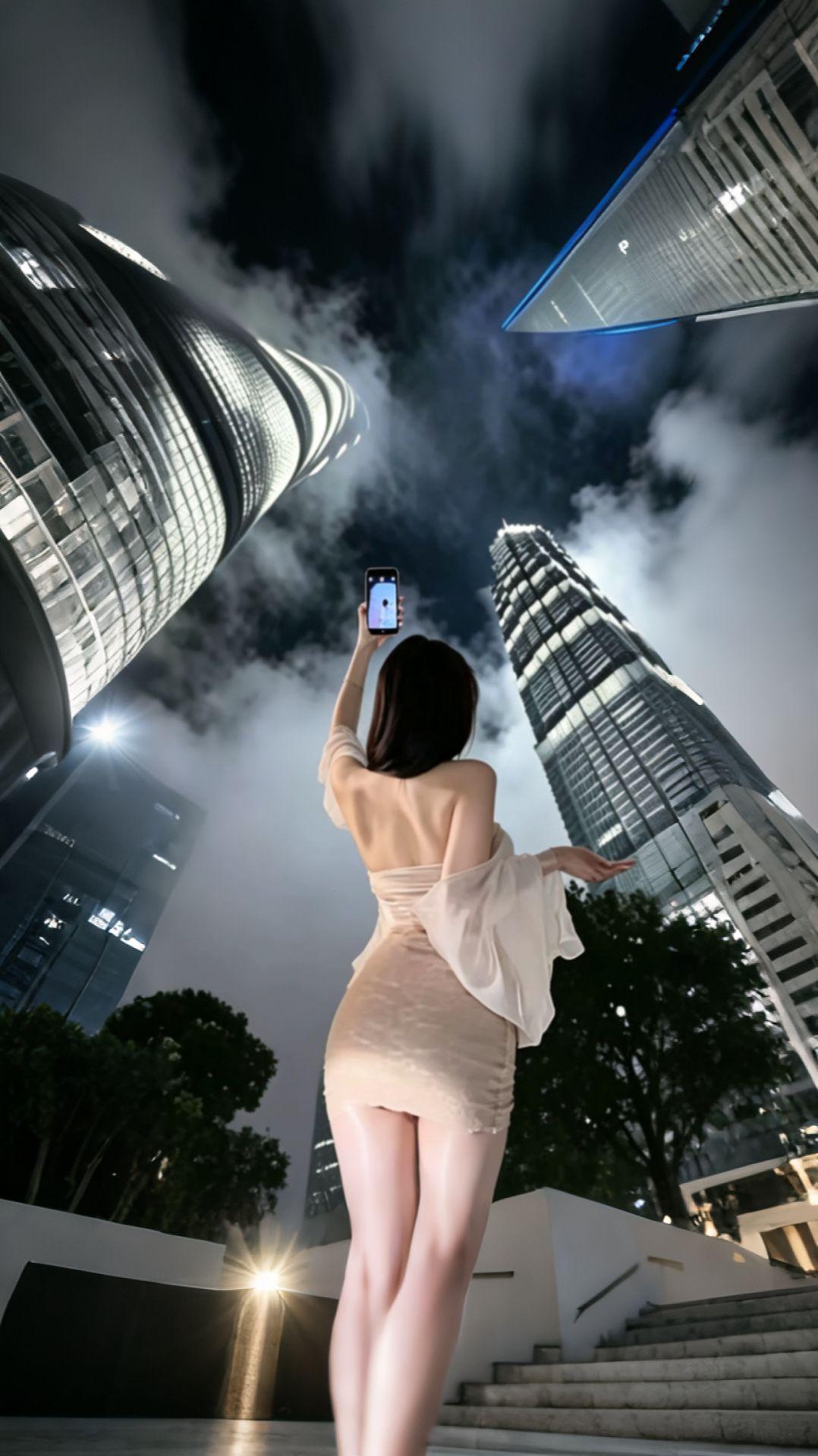 AI扩图 上海 地标性建筑 打卡