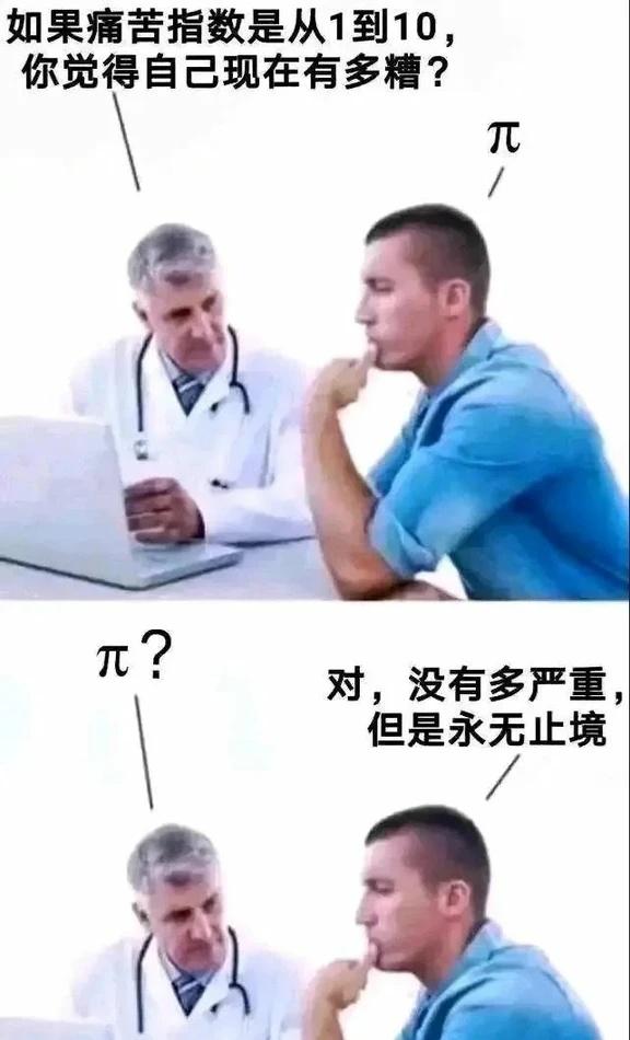 痛苦程度
梗图 转载 meme 人间真实 此图有梗