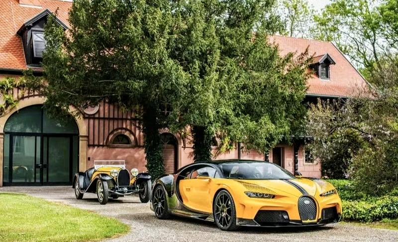 【布加迪Chiron Super Sport “55 1of1”官图 纪念首款S