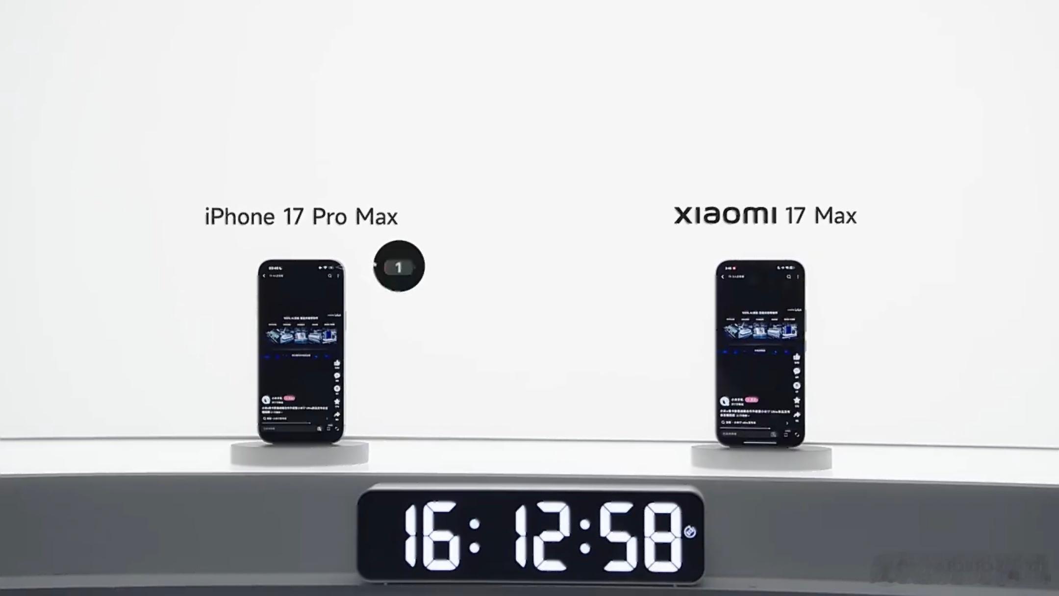 小米17Max续航实测超两台iPhone  小米17 Max还没发布，但预热信息