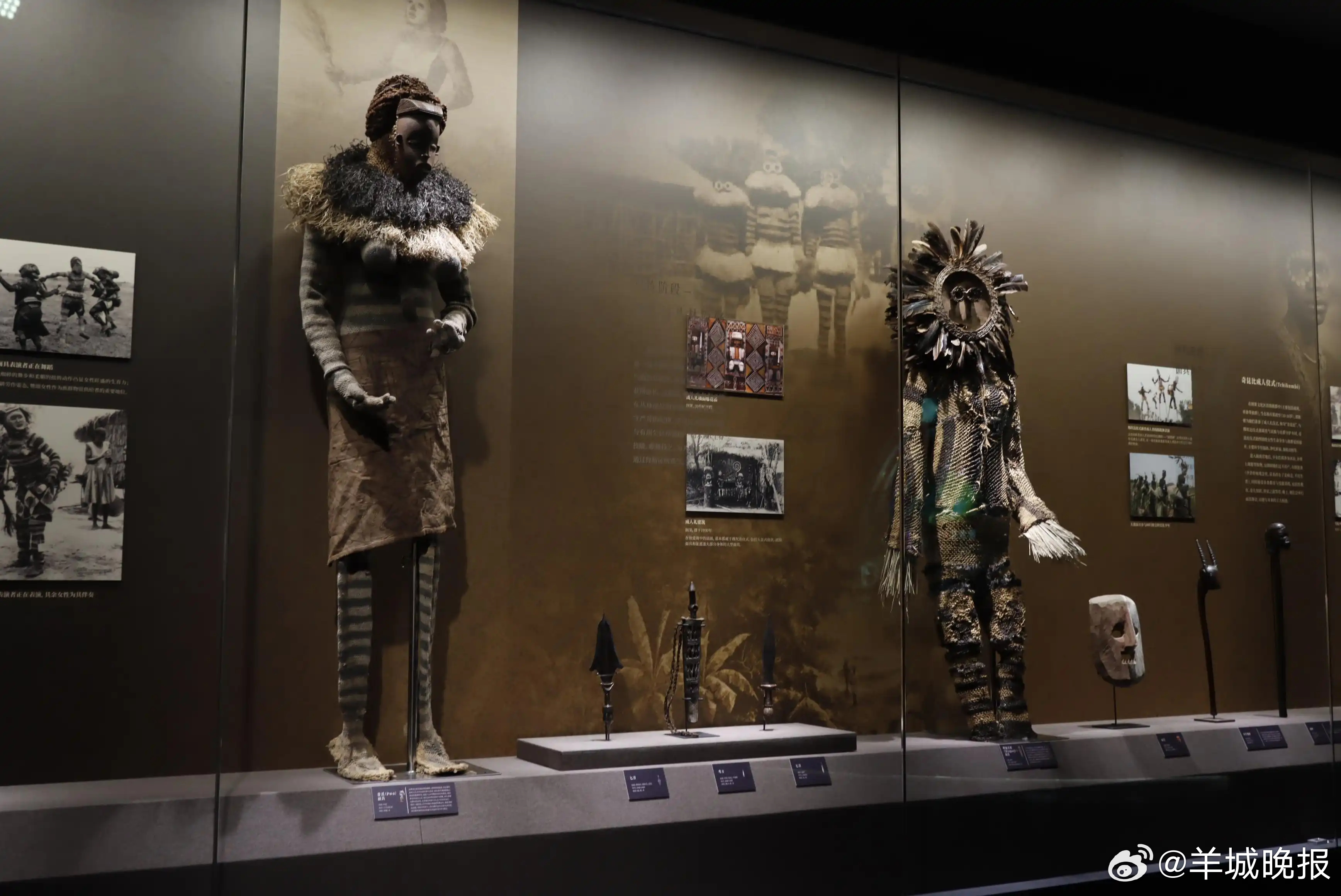 【#中非文化艺术展亮相广州海事博物馆#，百件文物展现中非生命史诗】4月30日，“