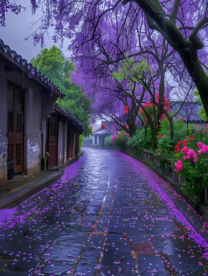 遇见紫色花，愿所有美好如约而至。 ​​​