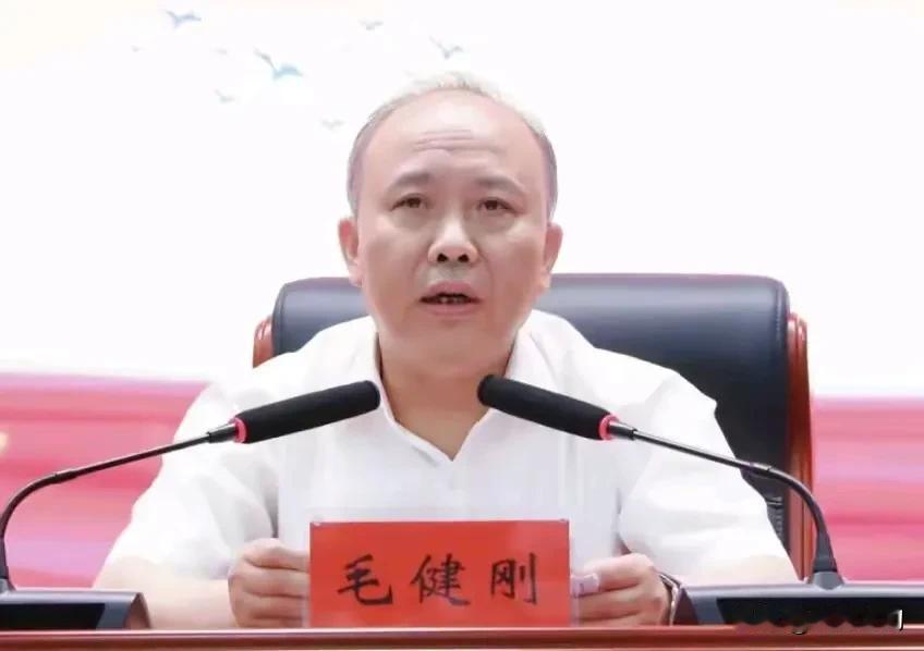 曝省巡视组组长毛健刚落马。

评:名字里带个“刚”字，真的很刚吗？可能前面一直刚