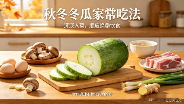 秋冬痰多湿气重，几毛一斤的冬瓜别错过