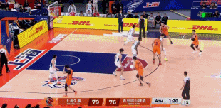 外线投射需提升！张镇麟8投4中&三分2中0 拿到8分4板1断另3失误cba