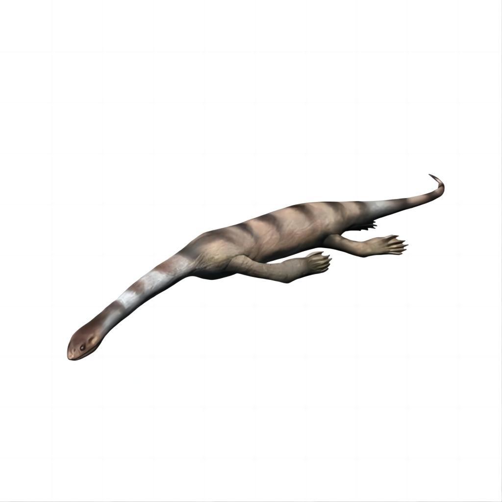 #你的桌面恐龙博物馆# 第九课 贵州龙（三）Keichousaurus 设置好基
