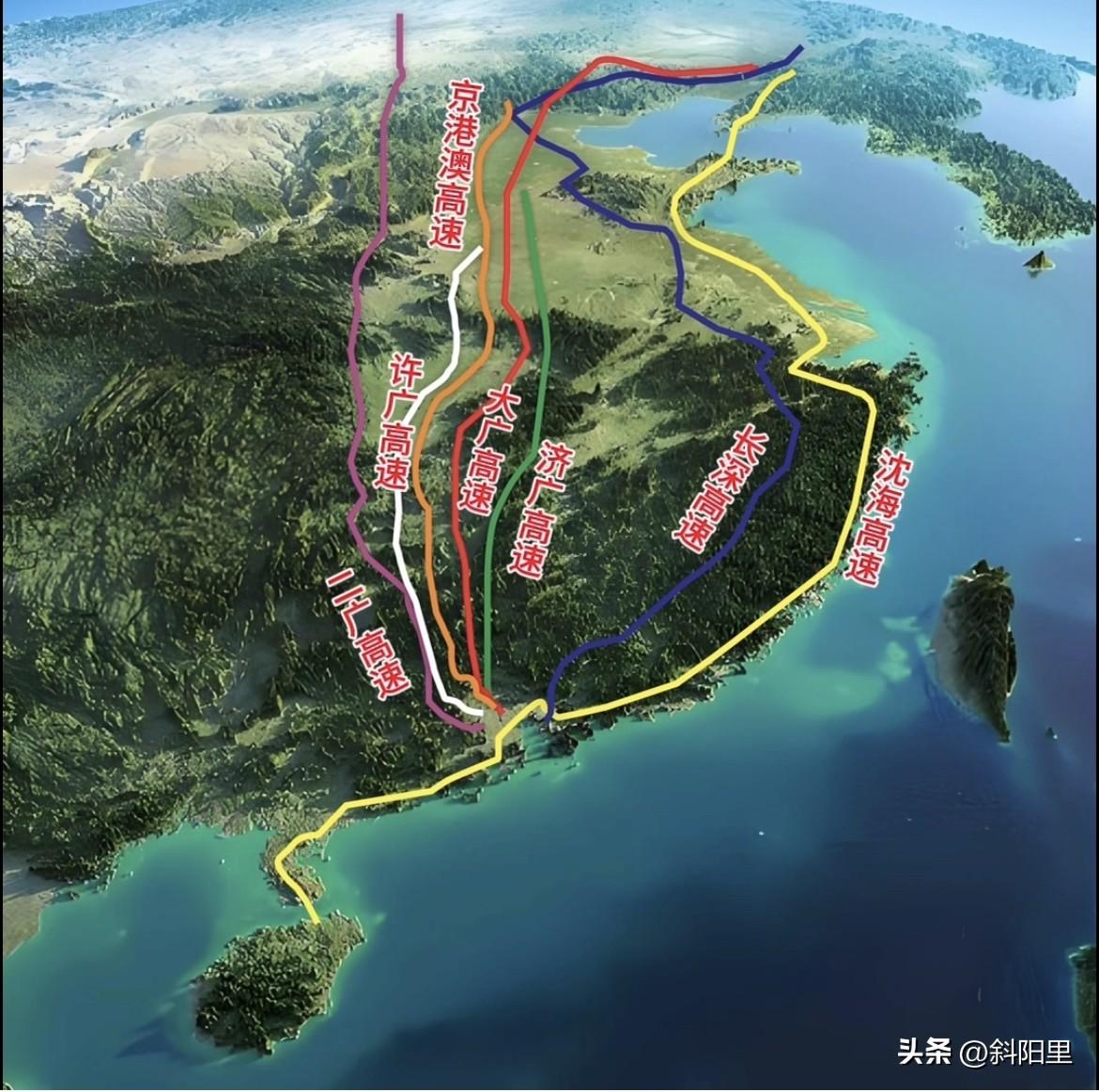 珠三角北上出省高速，到底哪一条才是公认堵王？二广、许广、京港澳、大广、沈海、济广