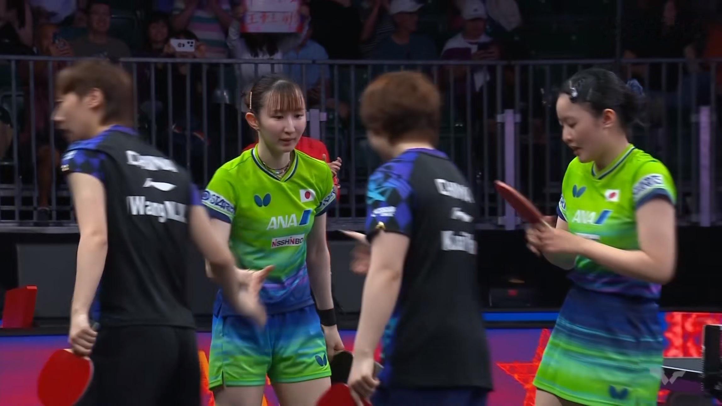 王曼昱/蒯曼夺得WTT美国大满贯2026 女双冠军，收获组合第3个WTT大满贯女