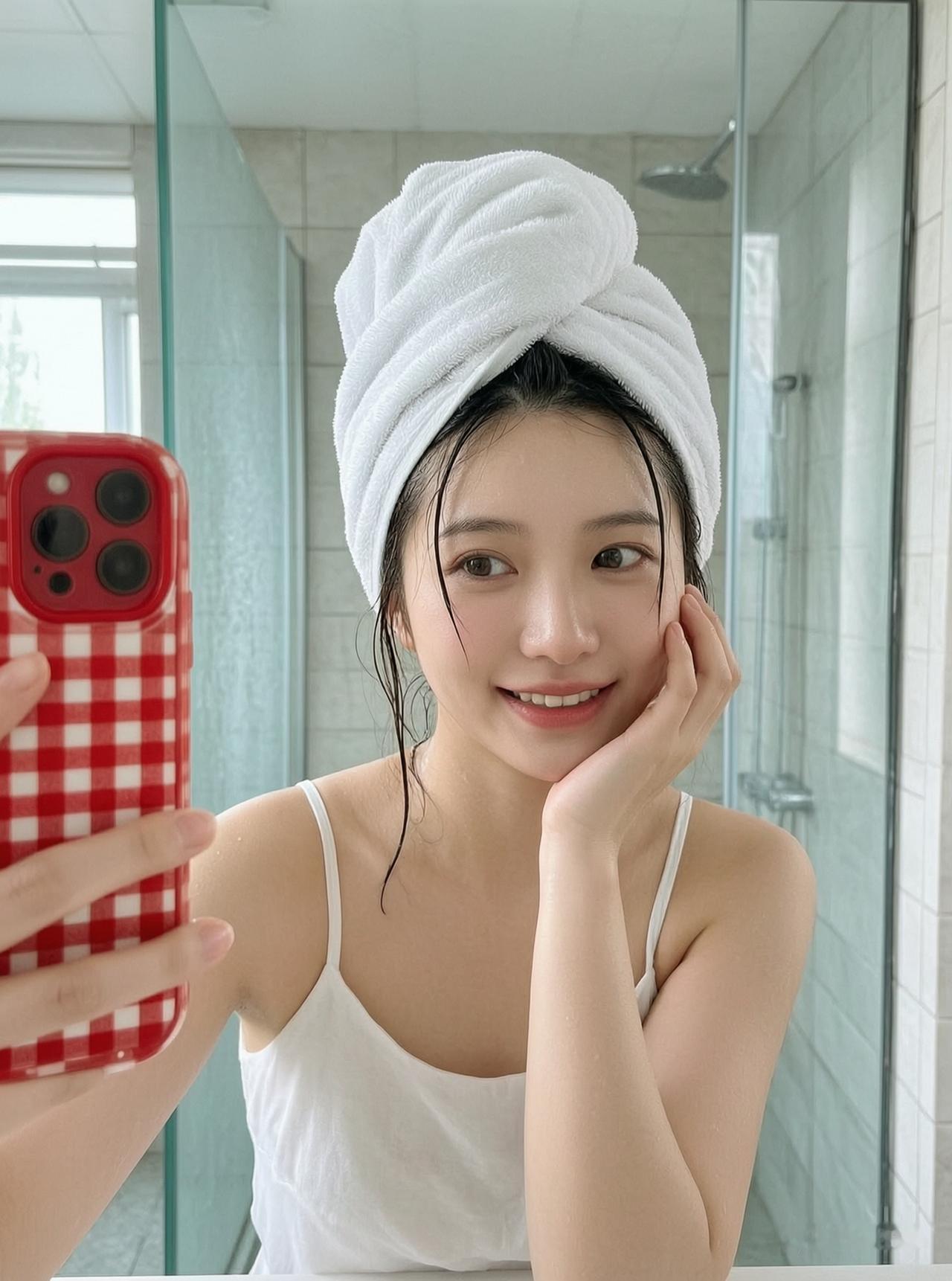 气质穿搭怎么穿才恰到好处? 元气满满的一天从早安自拍开始！🌞💕