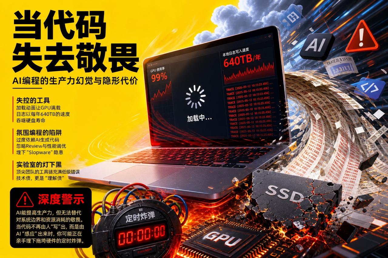 【AI时代的“硬盘杀手”：当Vibe Coding撞上草率工程】

最近Open