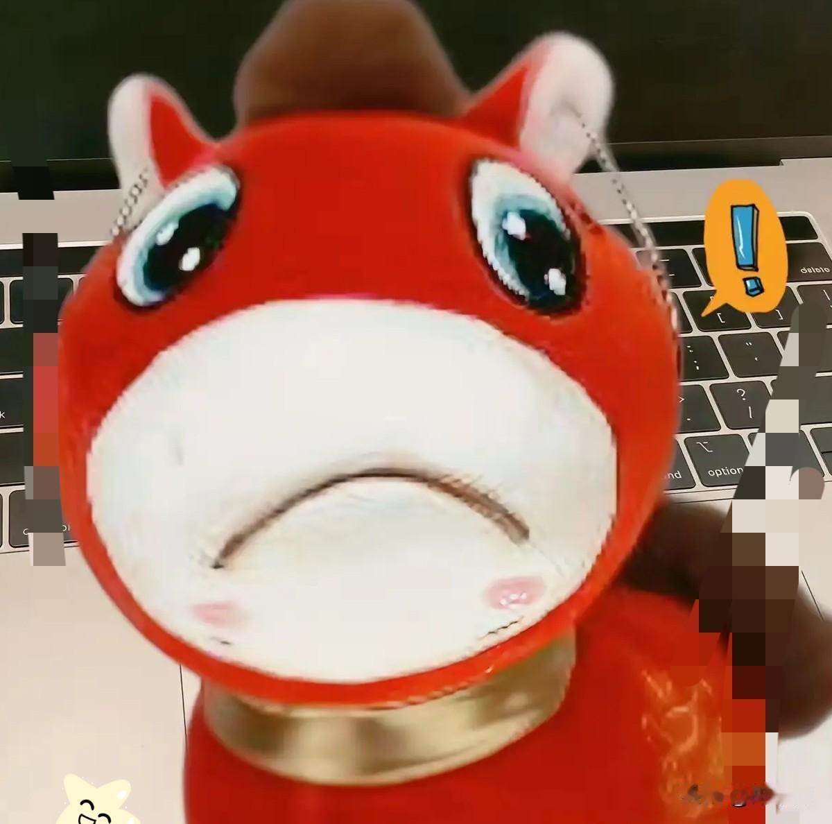 义乌的“哭哭”马
千万不能买
我跟风买了一个，本来想摆桌上解压，结果拆开快递那一